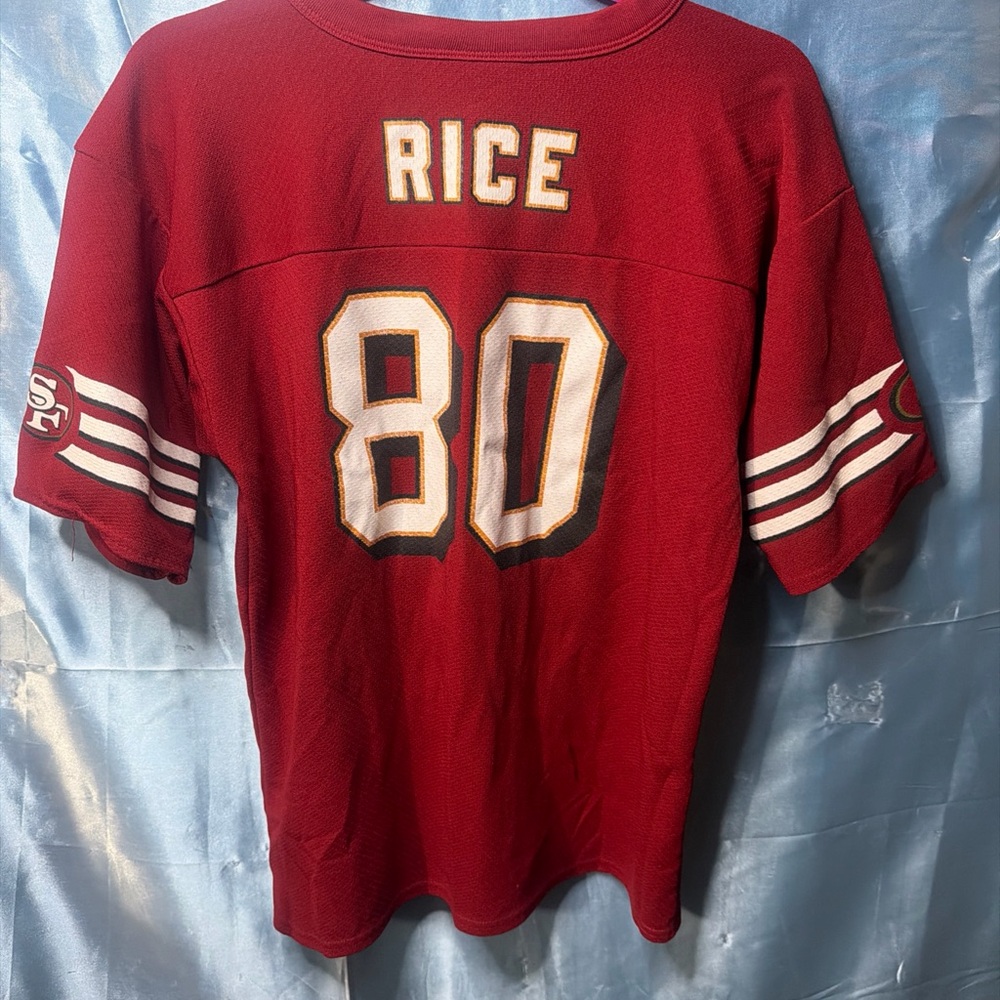 Jerry Rice #80 San Francisco 49ers NFL Football Jersey Youth L/XL - Picture 8 of 8